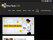 Tablet Screenshot of hivetechhr.com